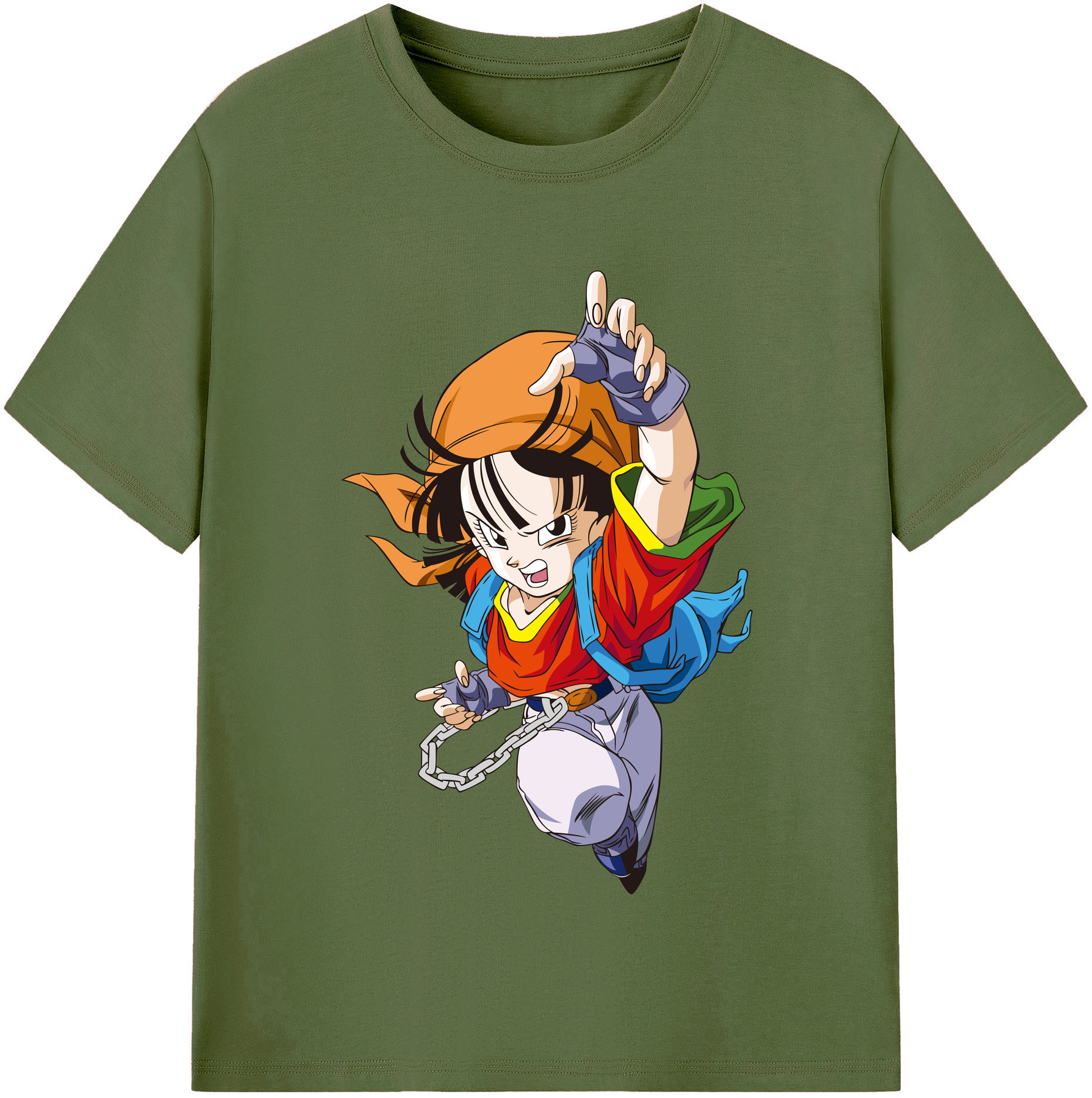 （画像用） ドラゴンボール パン DRAGON BALL Pan 綿100％半袖Tシャツ（フロントプリント）